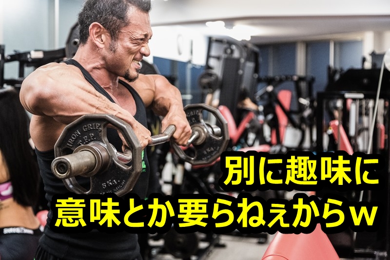 筋トレは意味ない ドヤァ とか言って趣味がないヤツ多すぎｗ Allout